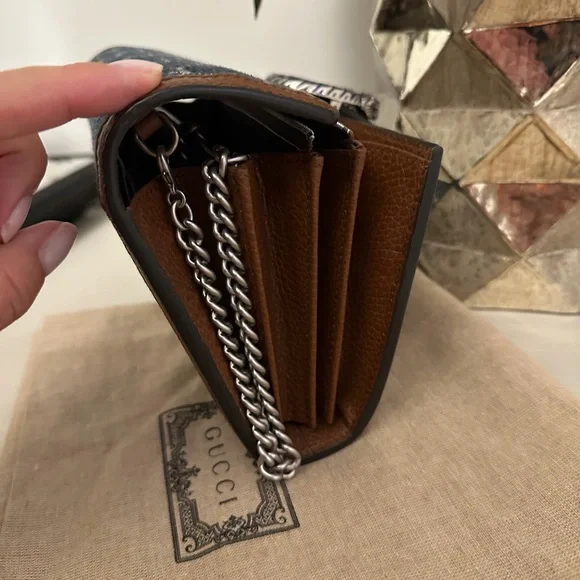 Gucci DionysusDenim Chain Shoulder Bag - Picture 6 of 7